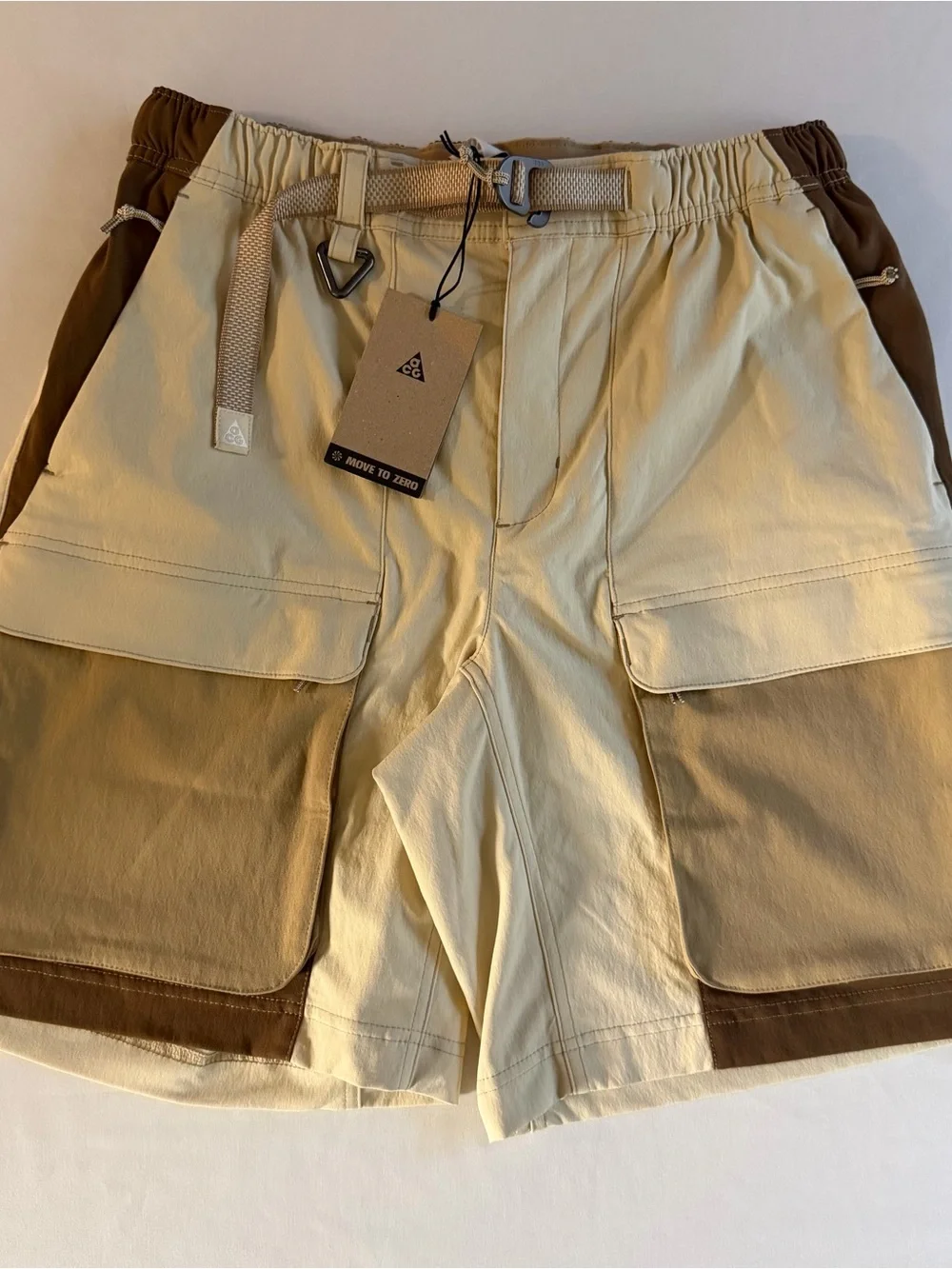 Nike ACG Smith Summit Cargo Shorts Men S Belted Hike Trail Outdoors Fishing Gorp